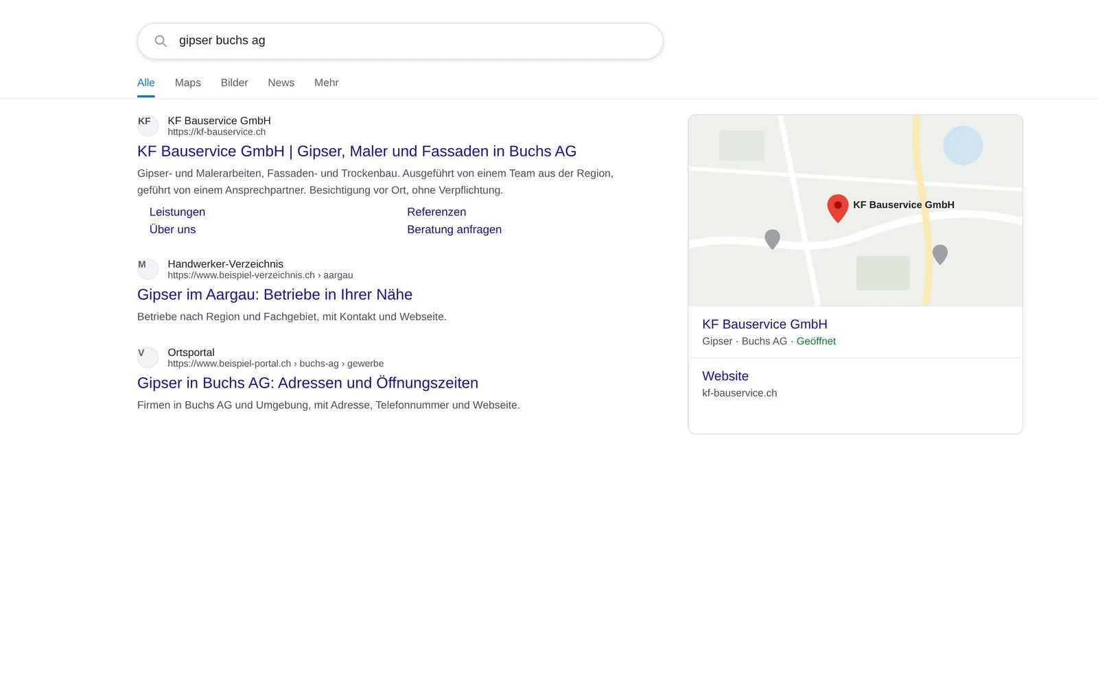 Beispiel: Google und SEO